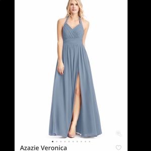 Dusty Blue Bridesmaid Dress - Azazie Veronica